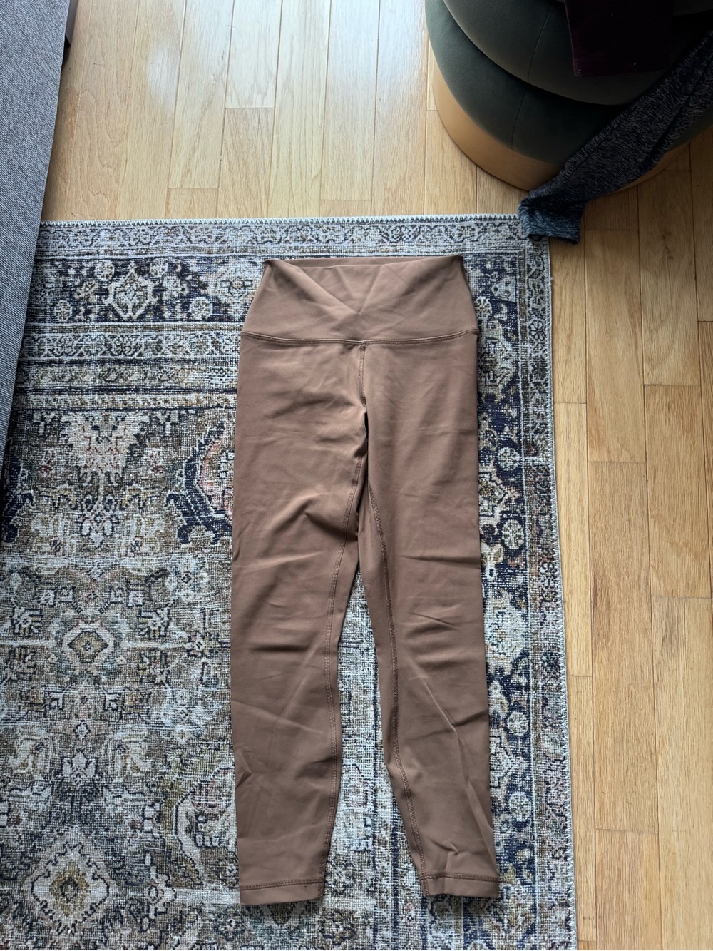 Reflex Brown High-Waist Kids Leggings